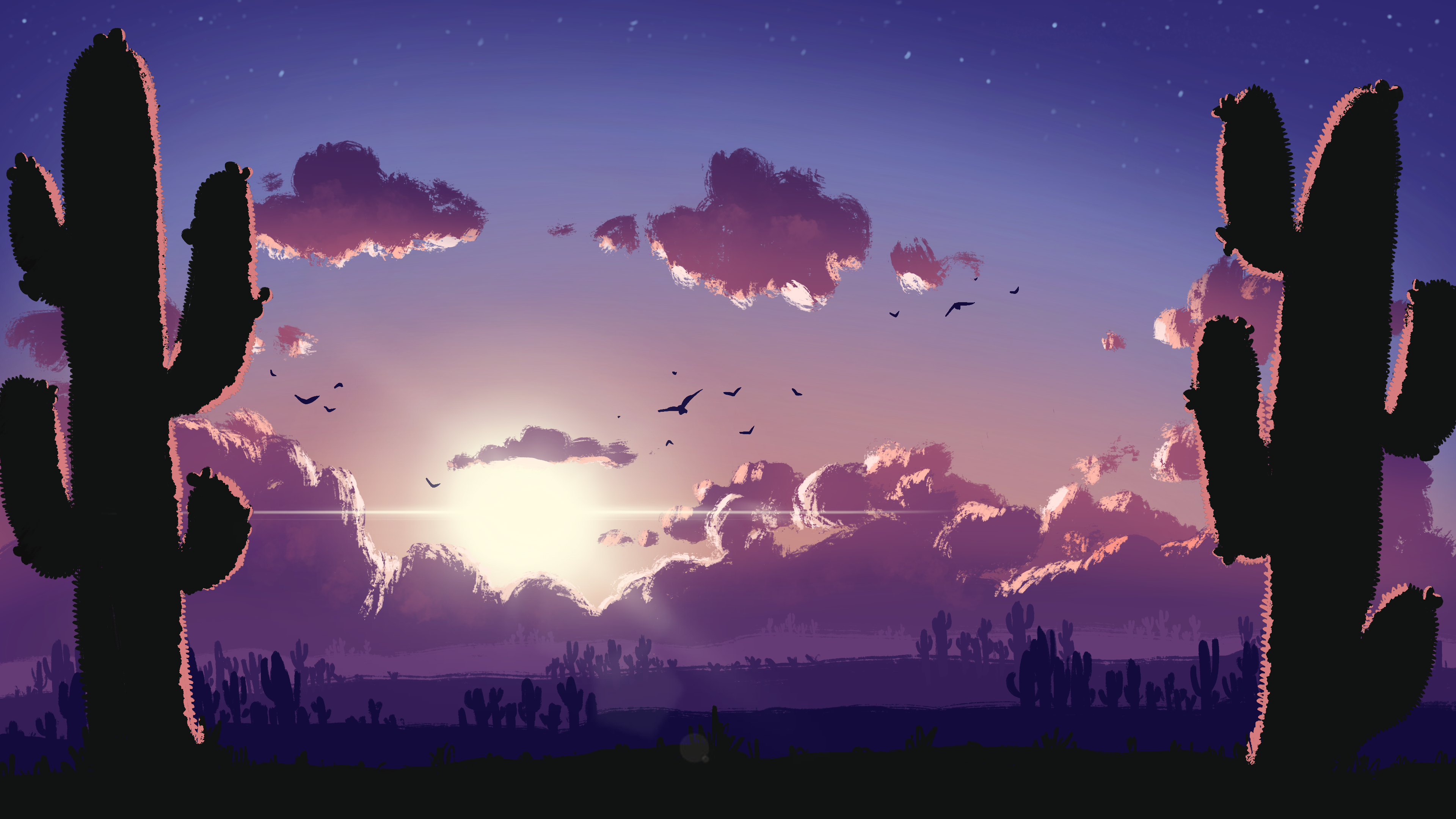 Cactus city (drawing by me)